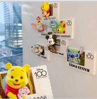 正版 Disney 迪士尼 100週年復古郵票 盲盒$62盒~3盒起截單27.10 約1月中到