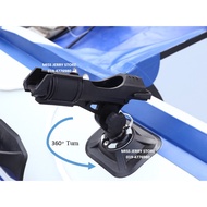 READY STOCK 🔥 Fishing Rod Holder DIY for Inflatable Boat (IB) Free Glue Full set Heavy Duty HIDER RI