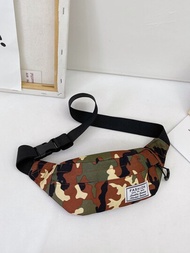 nuevo moda Niños Bolso para Chicos con Chicas con patrón de camuflaje hombro con Bolso bandolera , Monedero con Cangurera