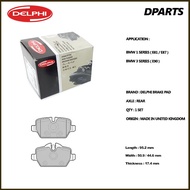 Delphi Rear Brake Pad BMW 1 Series ( E81, E87 ) / BMW 3 Series ( E90 ) ( Made In UK )