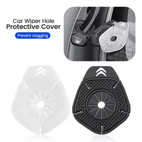 1/2Pcs Car Wiper Hole Dustproof Cover Silicone Windscreen Wiper Pads For Citroen C1 C3 C4 C5 C6 2CV 