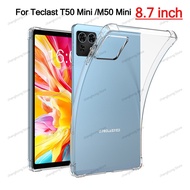 For Teclast T50 Mini Case 8.7"New Tablet Shockproof Case Transparent Silicone Soft TPU Cover For Tec