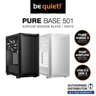 be quiet! PURE BASE 501 Airflow Window - Black & White