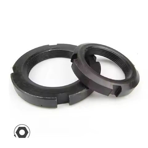 left-hand thread 1/2/3Pcs DIN981 M16 M18 M20 M22 M24 M25 M27 M30 M33 M35 M36 M39 M40 Round Nut Slott