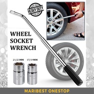 WSW1348 HEAVY DUTY WHEEL SOCKET WRENCH L SHAPE OPENER EXTENDABLE TELESCOPIC CAR VAN TIRE NUT SOCKET 