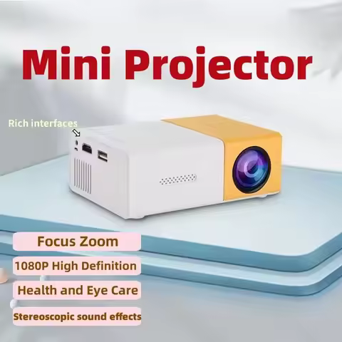 YG300 MINI Projector Portable Home Theater Smart TV Laser Beamer 3D Cinema LED Videoprojector for 4k