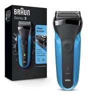 Braun 310S เครื่องโกนหนวดไฟฟ้า Braun 310S เครื่องโกนหนวดไฟฟ้าแบบชาร์จได้การใช้งานแบบเปียกและแห้งเรียบเนียนเปียกและแห้ง