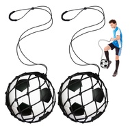 2PCS Football Kick Trainer Soccer Ball Net Kicker, Fits Ball Size 3, 4, 5, Solo Soccer Kick Practice