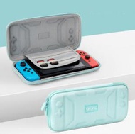 switch lite收納包任天堂遊戲機配件EVA硬殼保護殼（輕薄款-藍色）
