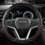 All Model Isuzu Leather Penutup Stereng Steering Wheel Cover Fit DMax MUX Ertiga APV Ignis Edition i