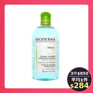 BIODERMA貝膚黛瑪H2O平衡控油潔膚液/ 綠色/ 500ml/ 平行輸入