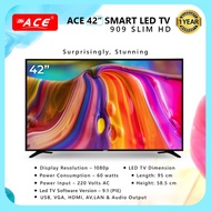 Ace 42 Slim Full HD LED Smart TV Black LED-909 Android 9.0