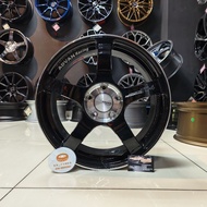 [1PC] New Sport Rim 17inch ADVAN TC-4 17X7.5JJ ET40 5H113 GLASS BLACK