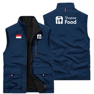Outdoor Zipper Vest Shop33 F00D Shopee Food Outdoor Vest/ Original