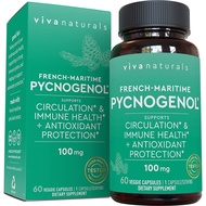 Viva naturals Pycnogenol 100 mg. 60 Capsules