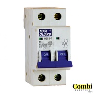 MAXGUARD 6A-32A 2P 6KA TYPE C MCB