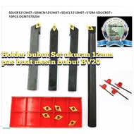 A set of 12mm lathe holders SDJCR1212H07 SDNCN1212H07 SDJCL1212H07 S12-SDUCR07 serr insert DCMT07 ca