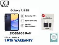 Samsung A15 5G (256GB/8GB) Free 15W USB C Adaptor (1 Month Warranty)