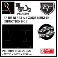 EF HB BI 583 A 4 ZONE BUILT-IN INDUCTION HOB | Express FREE Delivery