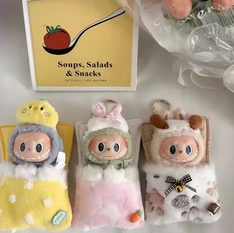 Suitable for Labubu 15-17cm First Second Third Generation Universal Cloth Cute Colorful Sleepwear Do
