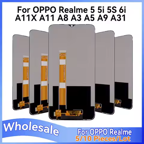 Wholesale 3/5/10 pieces Lot For OPPO A11X A11 A8 A3 A5 A9 A31 Screen Lcd Display With Touch Mount Fo