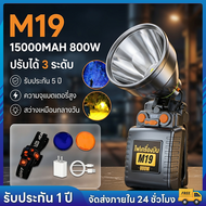ไฟฉายเครื่องบิน ไฟฉาย M19 ไฟฉายคาดหัวLED ไฟเครื่องบิน m77 ไฟฉายไฟหน้า LED สีเหลือง สีขาว สีฟ้า3สีสาม