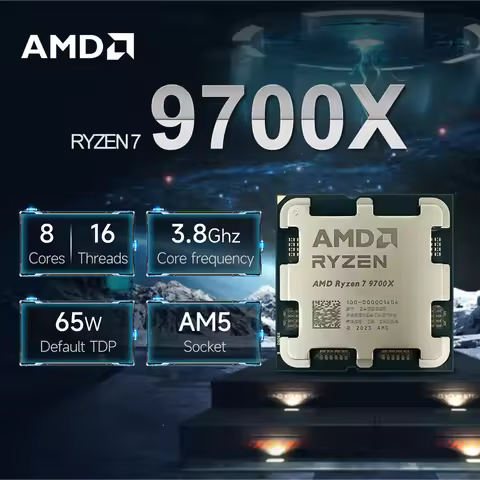 New AMD Ryzen 7 9700X 3.8GHz 8-Core 16-Thread R7 9700X Socket AM5 4NM L3=32M Processor 65W DDR5 No F