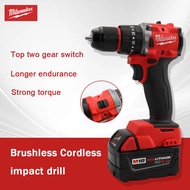 Milwaukee Small Electric Drill 150N.m brushless Cordless Impact Drill of Decoration Team Uses 18V Mi