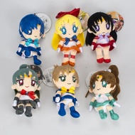 Sailor Moon Plush Toys Mizuno Ami Meiou Setsuna Hino Rei Doll Keychain Cute Anime Figure Pendant Key