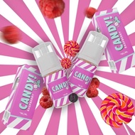 liquid Foom Candy Raspberry saltnic botol 30ml original vapepods fruity mint dingin