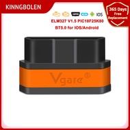 Vgate ICar Pro เครื่องมือเครื่องแสกนสแกน OBD2บลูทูธรถ OBDII เครื่องวิเคราะห์เครื่องอ่านโค้ดตรวจสอบคว