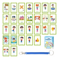 Special Needs My Communication Cards for Special Ed,  32 Flash Cards, Speech Delay Non Verbal Childr