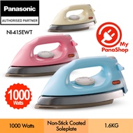 [RANDOM COLOUR] Panasonic Non-Stick Coated Dry Iron I (1000w) NI-415EWT / NI-415EWT-BT/PC/YC