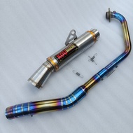 ◲ ✲ ◆ Open pipe Kou Mahachai exhaust pipe Canister 51mm 1 set for Tmx125/155 Skygo Raider 150carb/f