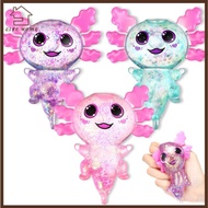 YELGIRL Axolotl Squishy Toys, Glitter Cute Shape Squishy Stress Glitter, Cute Sugar Filled Soothing 