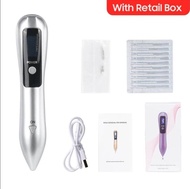 ปากกาพลาสม่า LCD 9 ระดับ LED Lighting Face Care ทําความสะอาดผิวด้วยเอฟเฟกต์แสงสีขาว LCD Plasma Pen