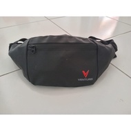 HITAM Waistbag Venturis Sling Bag Dusty Beta Black waterproof waterproof Sling Bag