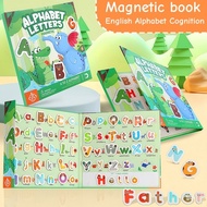 Bubu ABC Magnetic Alphabet Book Puzzle Board Alphabet for Kids Educational Game for Learning Magneti