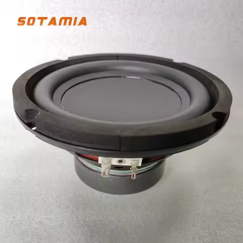 SOTAMIA 1Pcs 6.5 Inch Subwoofer Audio Speaker 4 Ohm 100W Low Frequency HIFI Speaker Super Bass Louds