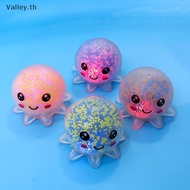[Valley] Glowing Light Squid Vent Ball Squeeze Toys Bubble Octopus Ball Stress Relief Toy TH