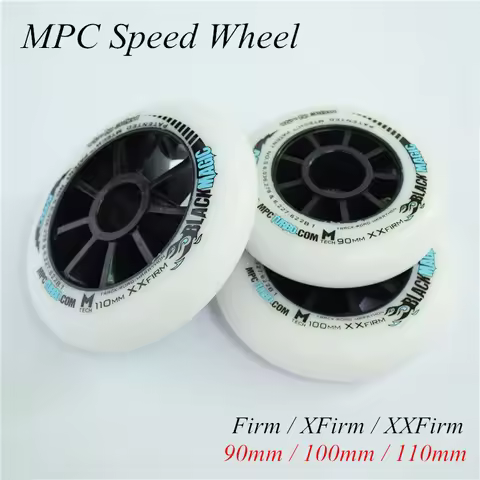 XXFirm 110mm XFirm 100mm Firm 90mm Inline Speed Skates Wheel for Indoor Track Outdoor Racing Black M