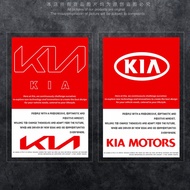 Auto Windshield Electrostatic Stickers Car Styling Interior Sticker For KIA Morning Seltos K3 Carens