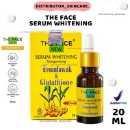 The FACE Temulawak Serum Whitening FACE 20ml/THE FACE Temulawak Whitening Serum with Glutathione 20ml