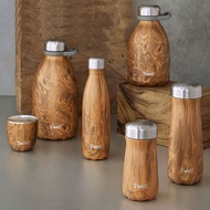 G G8ASwell Thermos Cup Wood Grain Cola Bottle Coffee Cup Unique Outdoor Men Women Couples Portable W