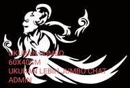 stiker wayang po haryanto cuting stiker po haryanto custom warna sam ukuran