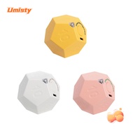 UMISTY Automatic Rotating Timer, 12-hedron 1/3/5/10/15/20/25/30/45/60/90min USB Rechargeable Timer, 