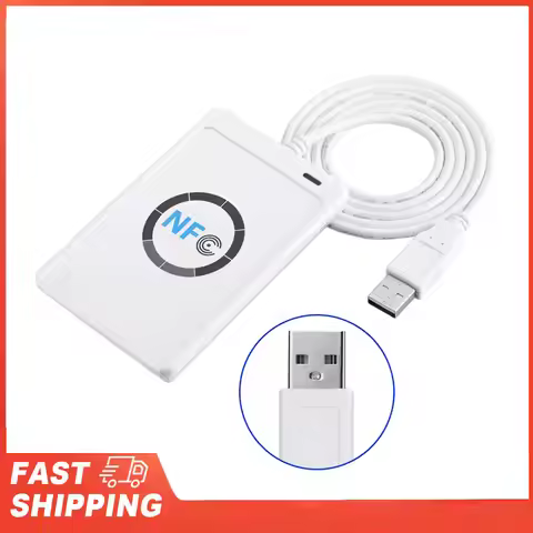 Software in White IC Card Reader Contactless Reader Writer Portable Adapter NFC RFID Reader Writer T