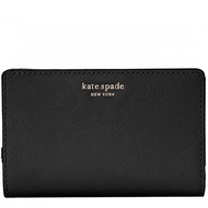 Kate Spade Cameron Medium Bifold Wallet- Black