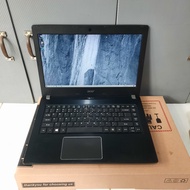 Laptop Acer Aspire E5-475G, Core i3-6006U, #Dualvga, 4/500Gb, Lengkap