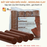 Sculpture Clay 2Kg / 500g Sunshine, Modeling Clay, Oil Wax Clay, Modeling Clay